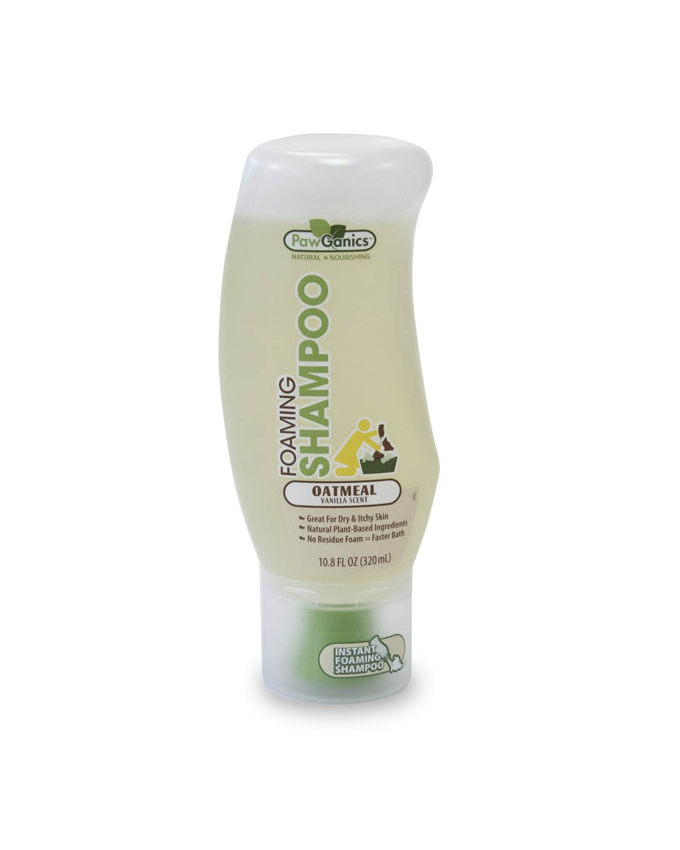 PawGanics - Foaming Shampoo Oatmeal Formula - Vanilla 10.8 fl oz